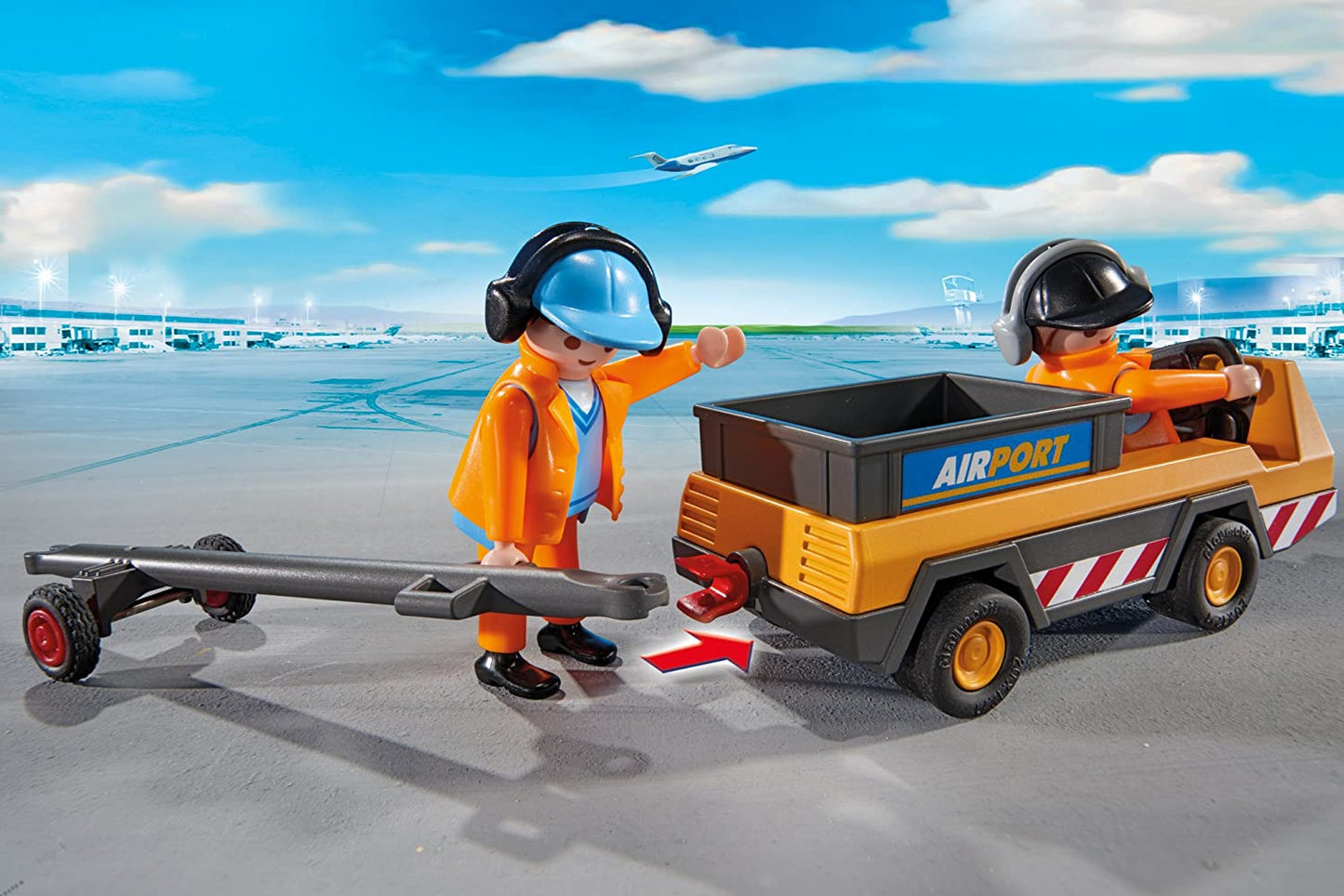 Playmobil 5396 City Action Aircraft Tug with Ground Crew