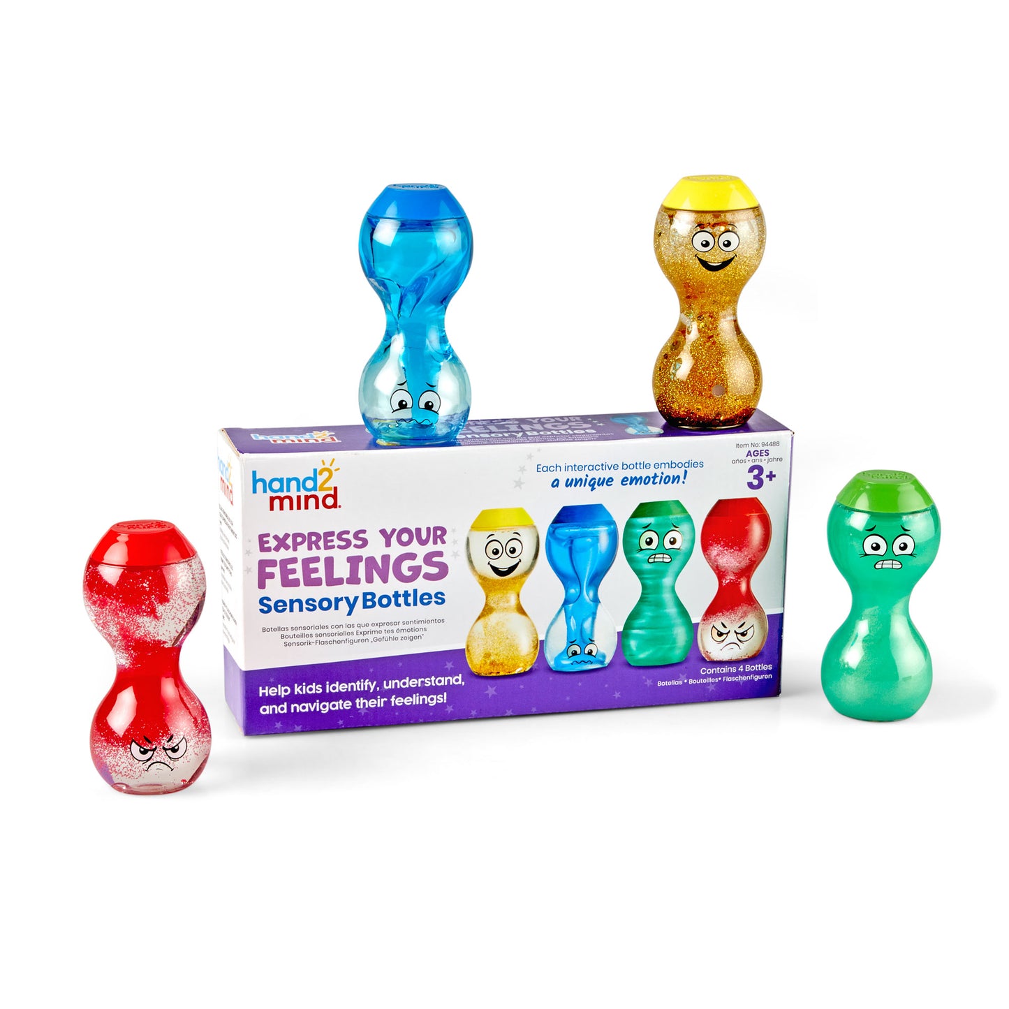 Learning Resources hand2mind Express Your Feelings Sensory Bottles