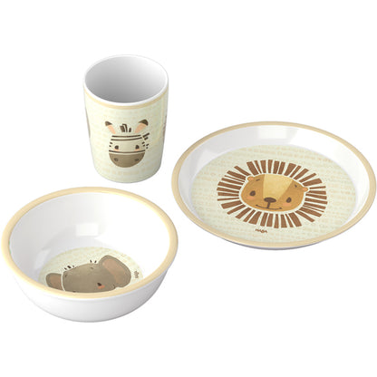 Haba On Safari Melamine Table Gift Set