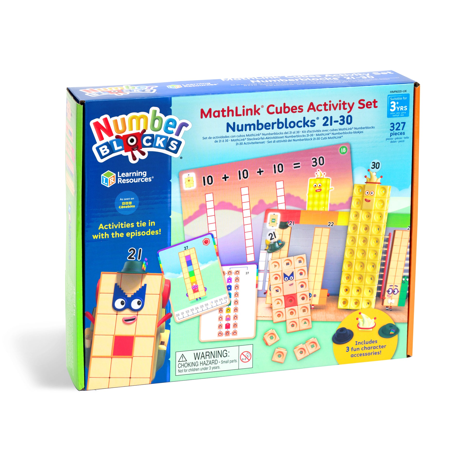 Learning Resources MathLink® Cubes Numberblocks 21-30 Activity Set