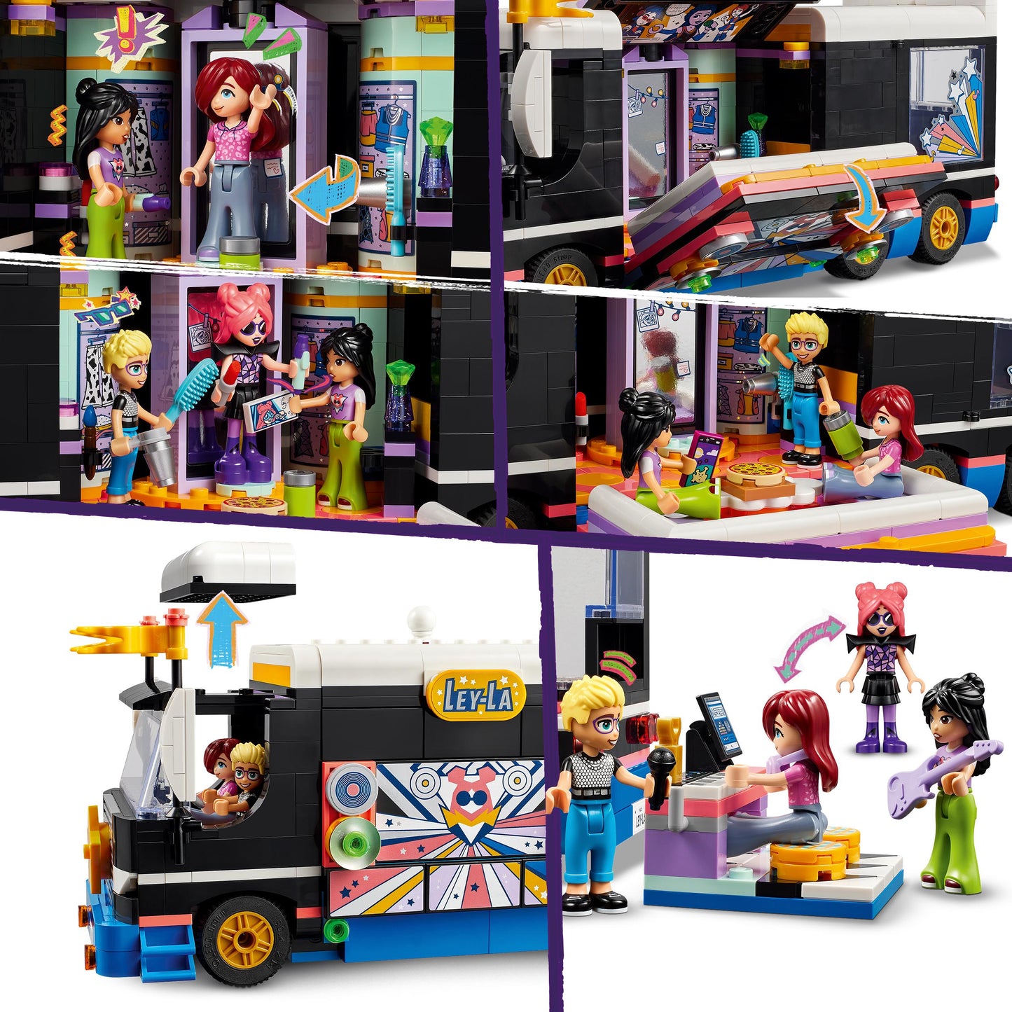 Lego Friends 42619 Pop Star Music Tour Bus ( R)