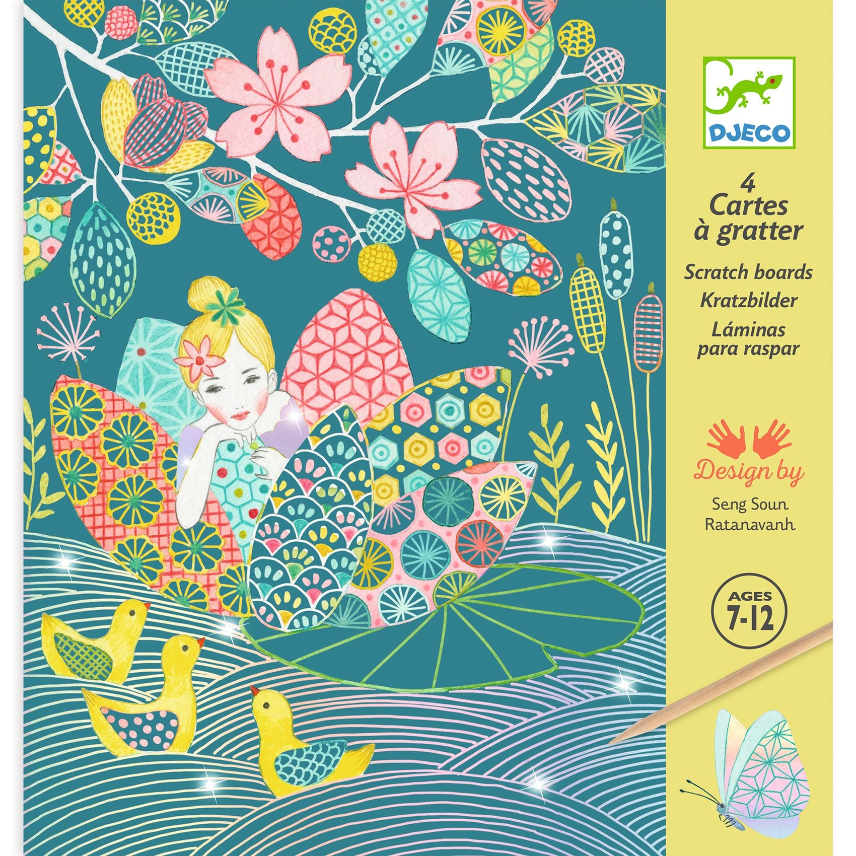 Djeco The Pond Scratch Cards