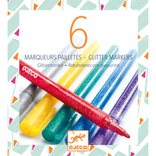Djeco 6 Glitter Markers
