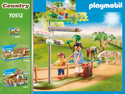 Playmobil 70512 Country Pony Farm Adventure Pony Ride