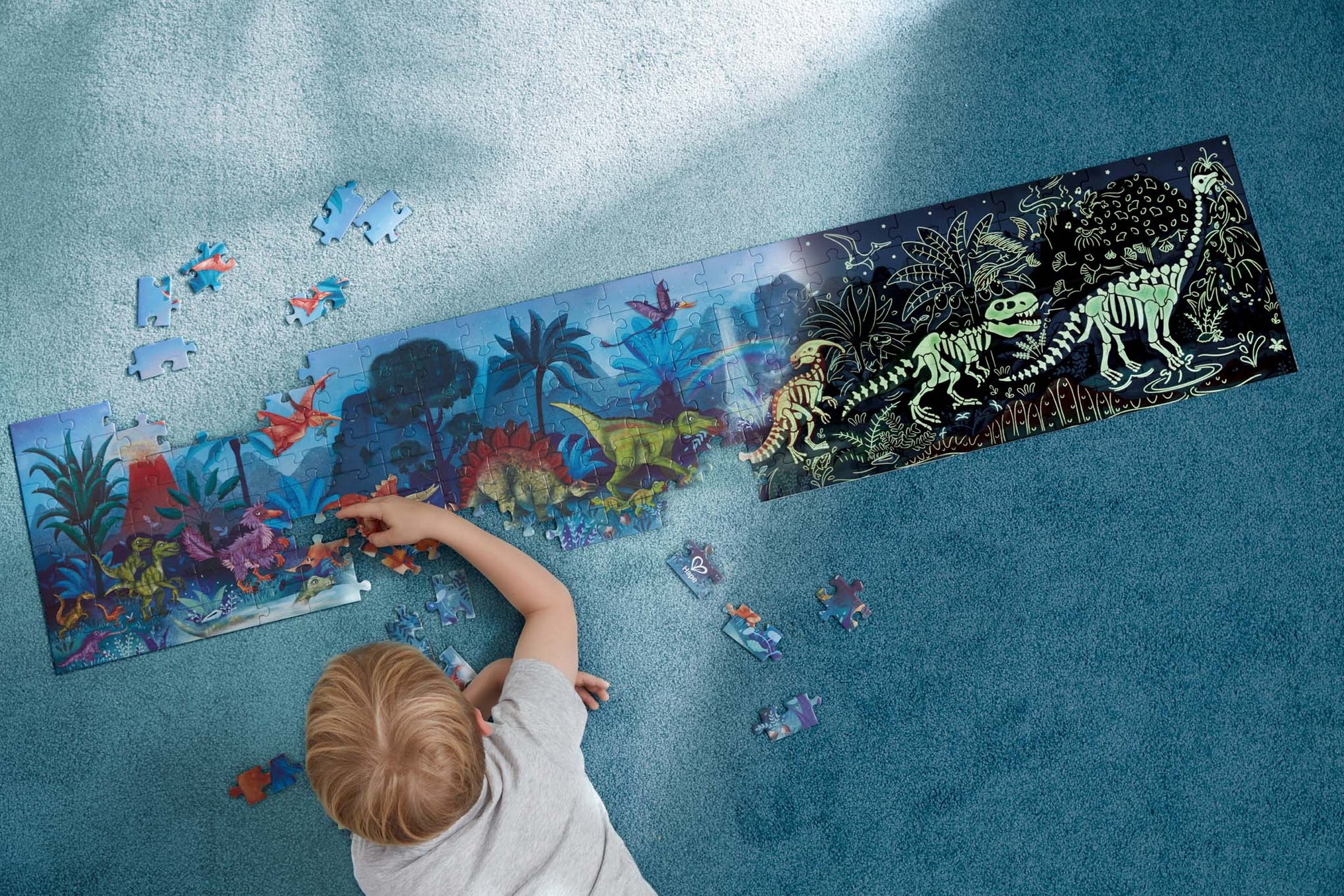 Hape Glow in the Dark Dinosaur Puzzle