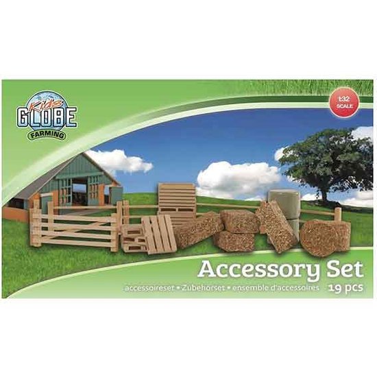 Kids Globe 1:32 Farm Accessory Set 19Pcs