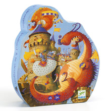 Djeco Vaillant And The Dragon - 54Pcs Silhouette Puzzle