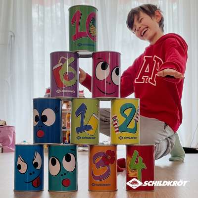 Schildkröt Tin Can Toss Game