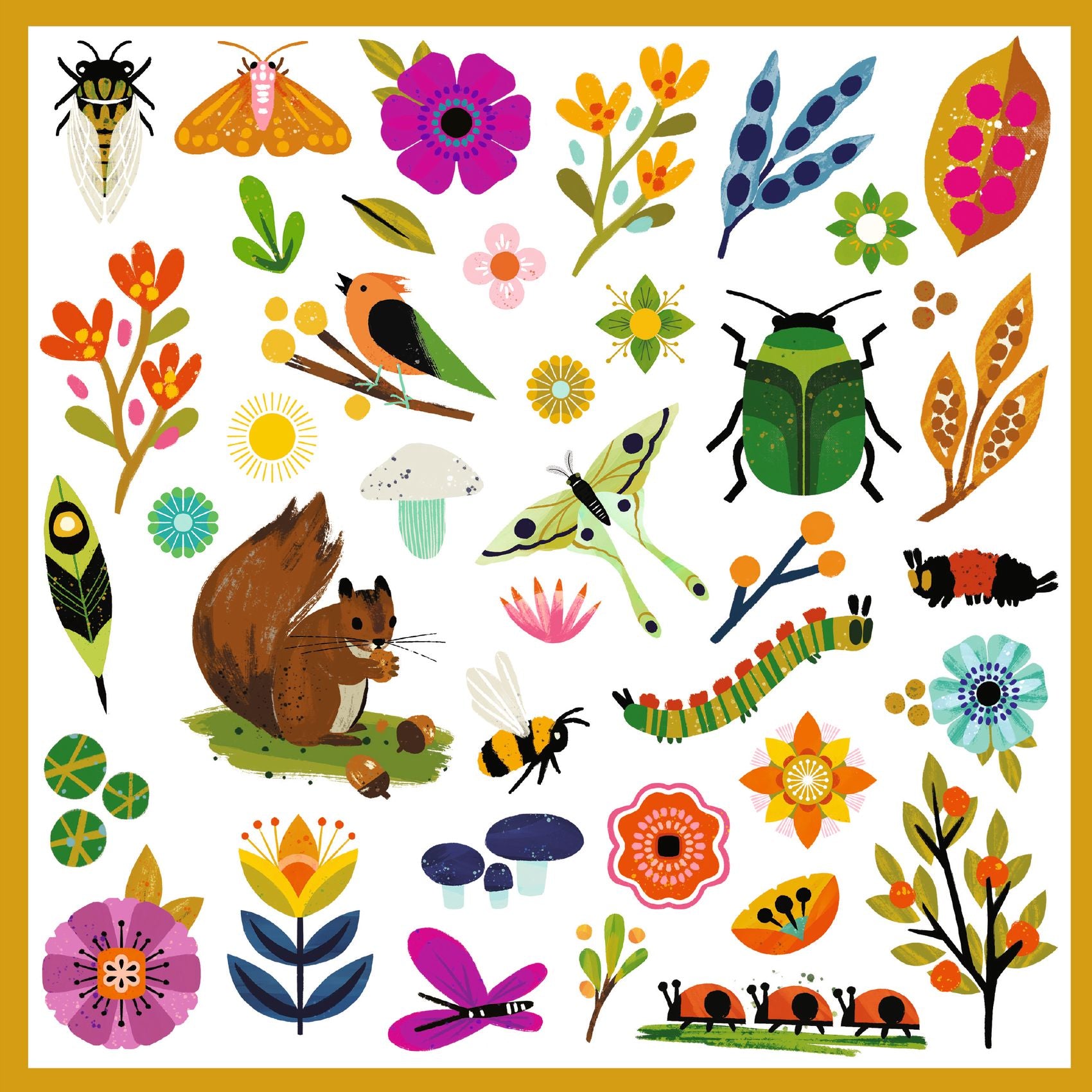 Djeco Garden Stickers