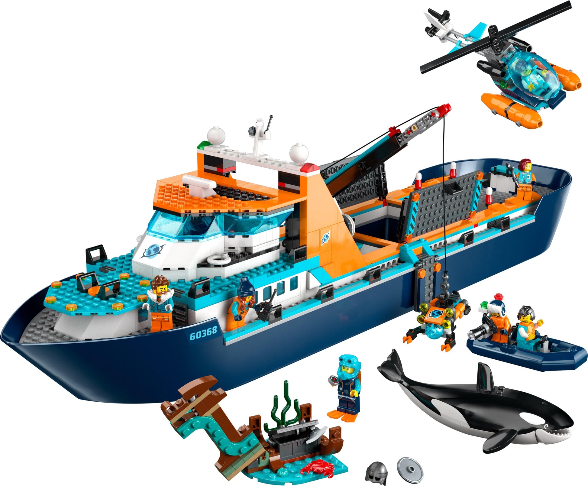 Lego City Exploration 60368 Arctic Explorer Ship (R)