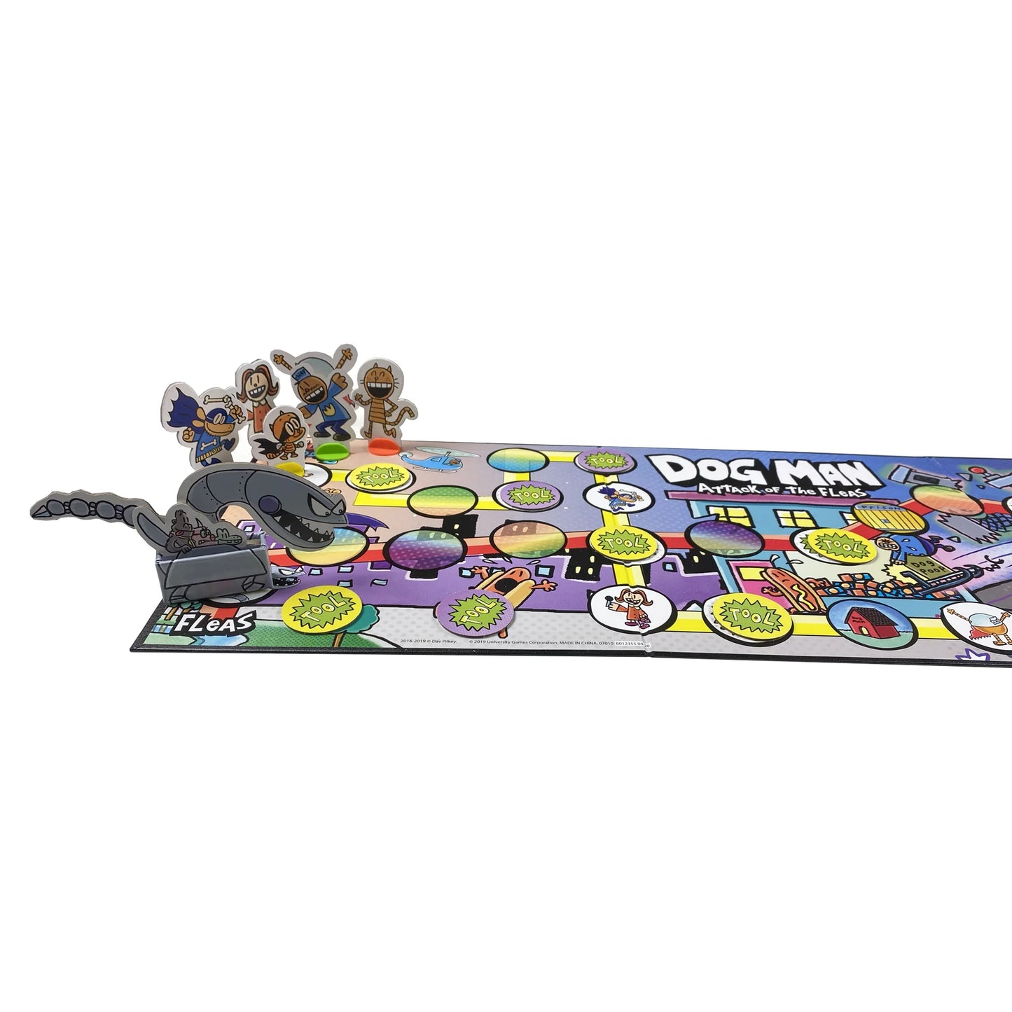 University Games Dog Man Attack of the Fleas Board Game