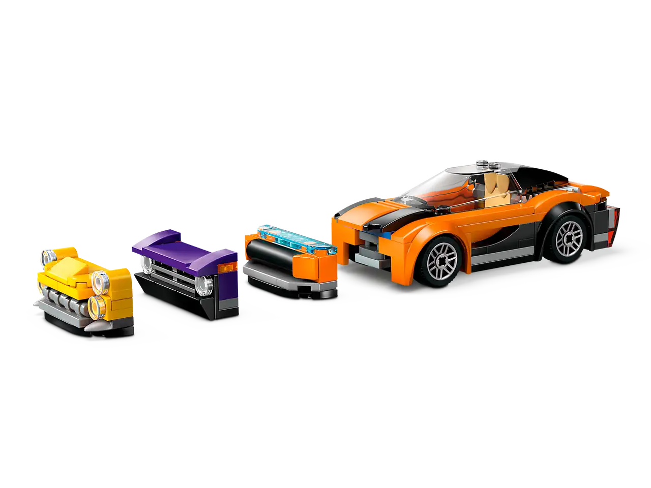Lego City 60408 Car Transporter Truck with Sports Cars