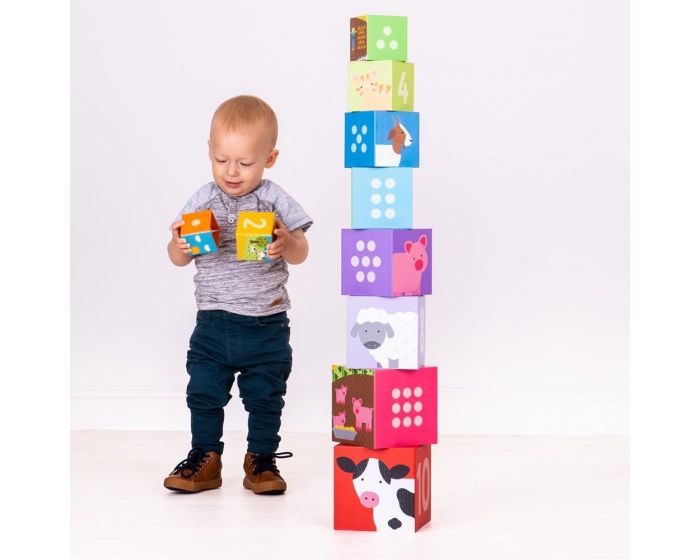 BigJigs Farmyard Stacking Cubes