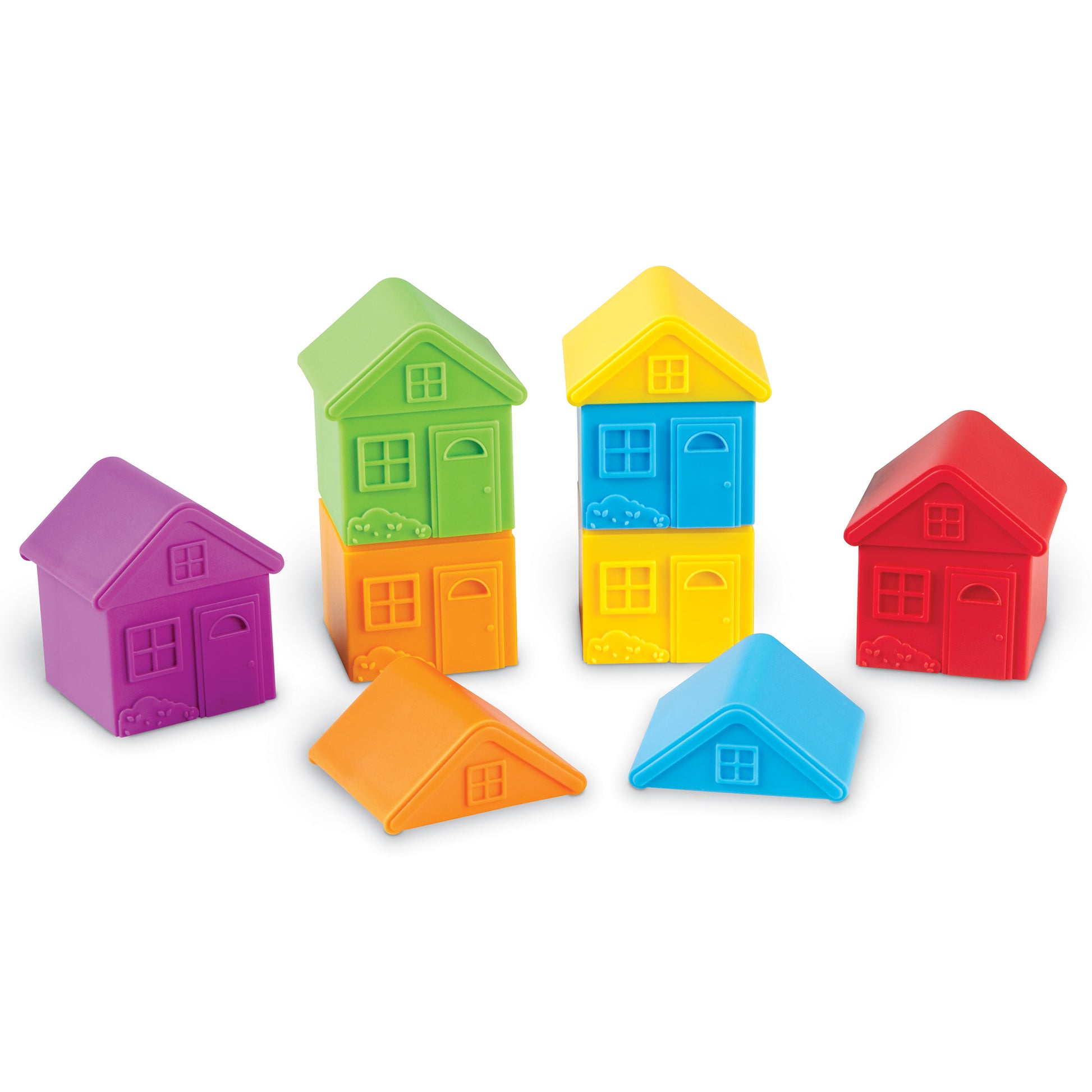 Learning Resources All About Me Sort & Match Houses 12 Pce Set