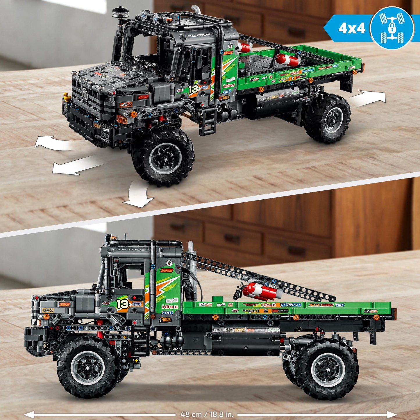 Lego Technic 42129 4x4 Mercedes-Benz Zetros Trial Truck