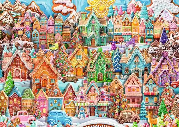 Ravensburger Christmas Cookie Village 1000pc
