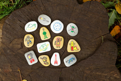 Yellow Door Story Stones - Outer Space