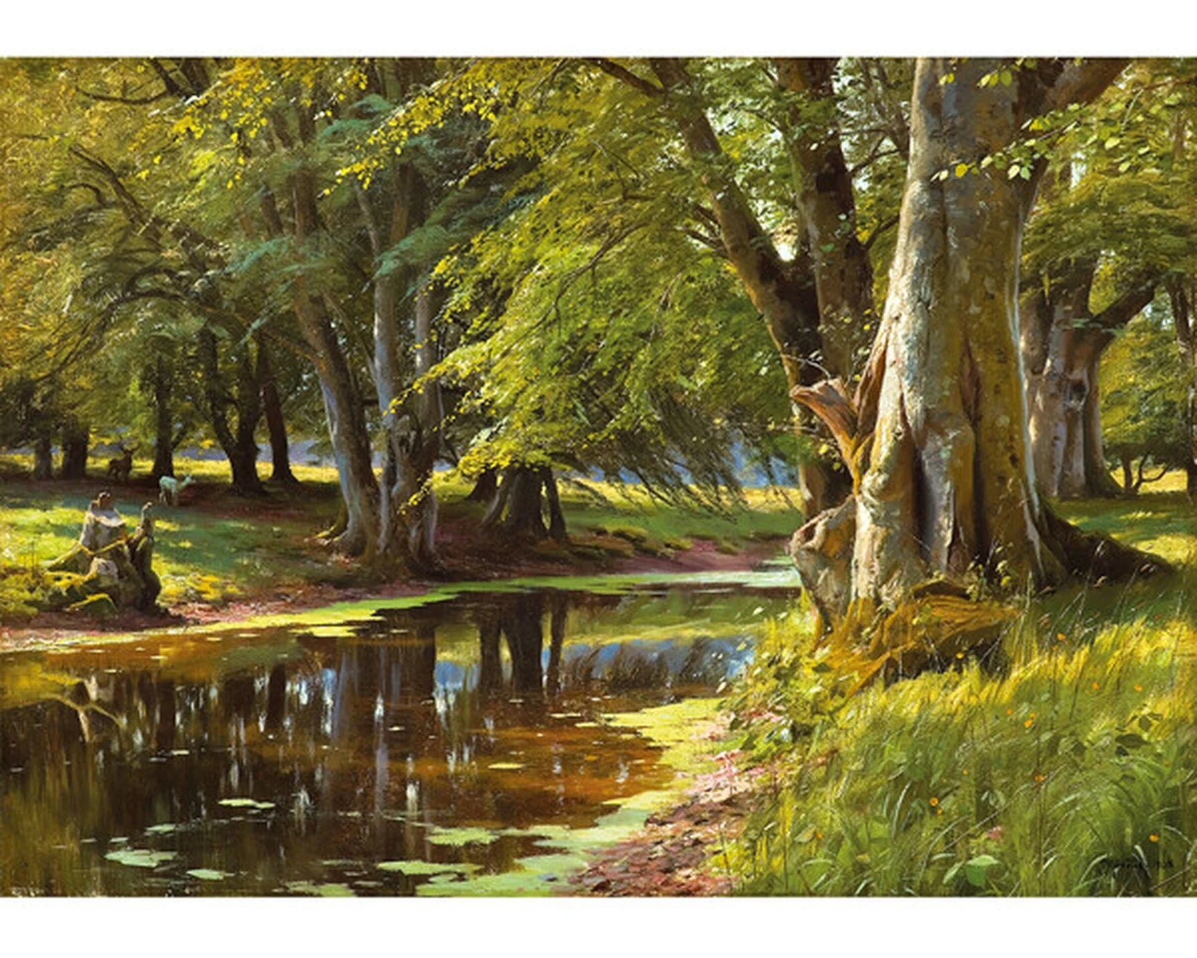 Wentworth Wooden Puzzles Summer's Day at the Forest Stream - Maxi 250 Pieces
