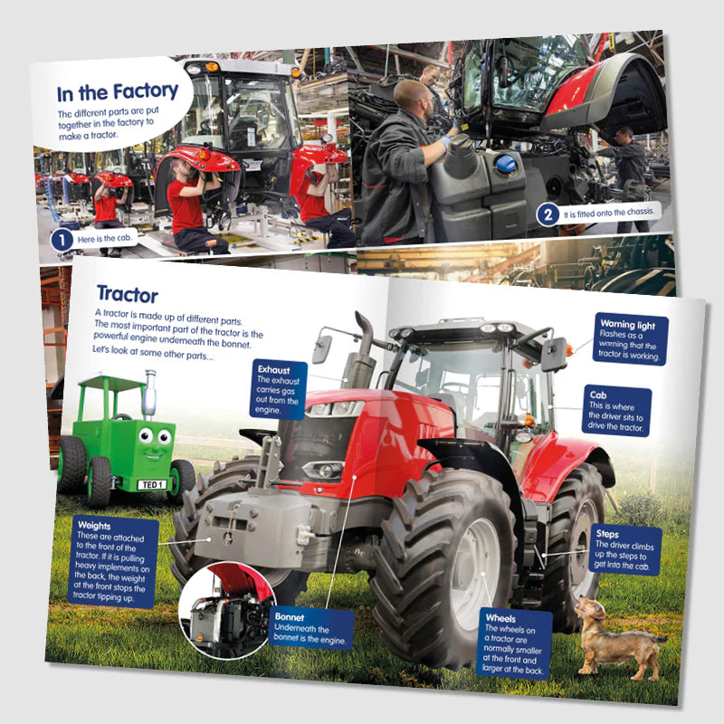 Tractor Ted Lets Look At Tractors Fact Book