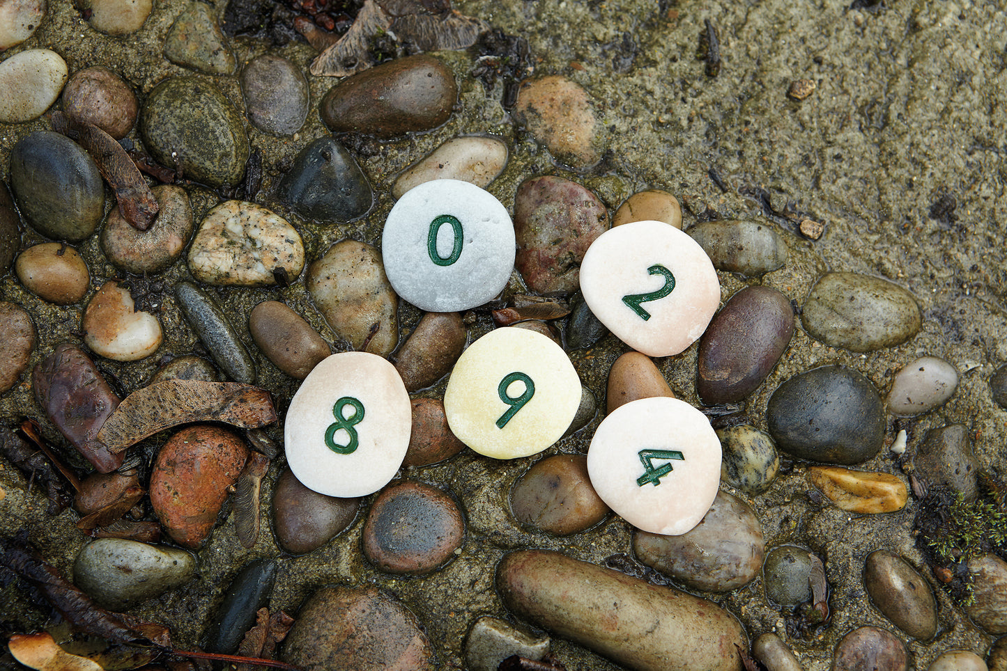 Yellow Door Number Pebbles - Number Bonds to 10