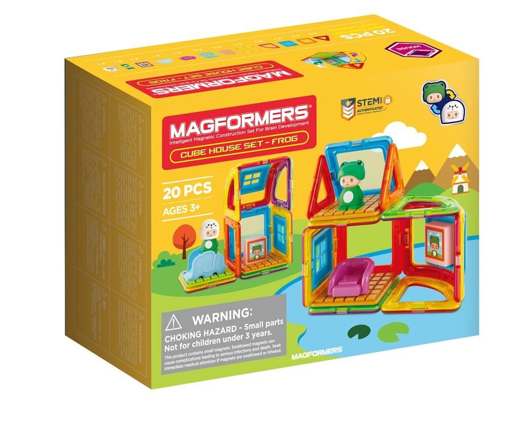 Magformers Cube House Frog Set