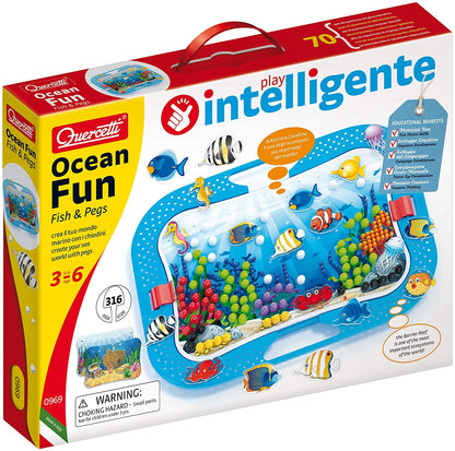 Quercetti Ocean Fun Fish & Pegs