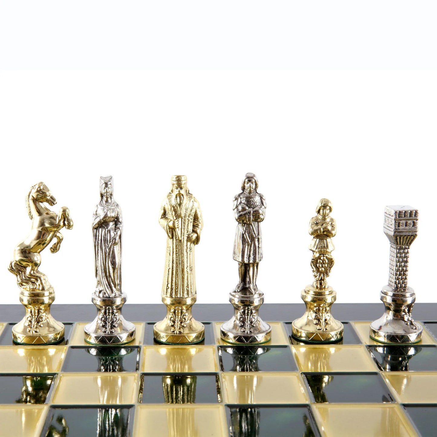 Manopoulos Byzantine Empire Metal Chess Set