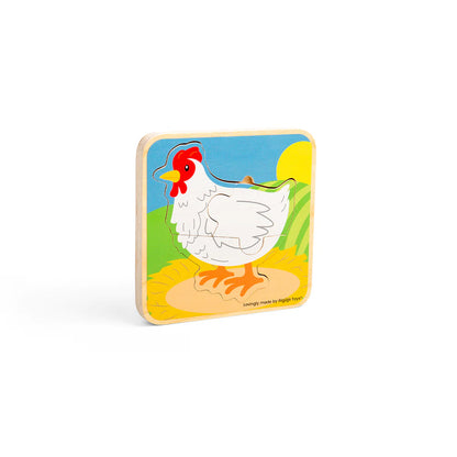 BigJigs Lifecycle Puzzle - Chicken