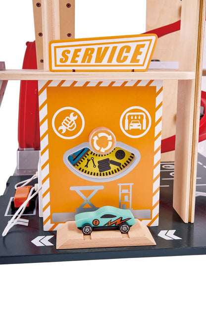 Hape Gearhead Stunt Garage