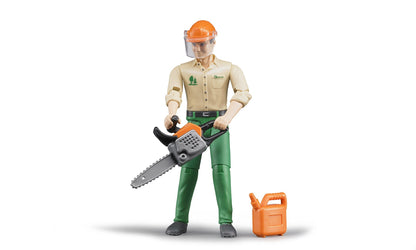Bruder Forestry Worker With Accessories