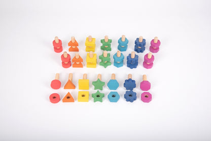 TickiT Rainbow Wooden Nuts & Bolts