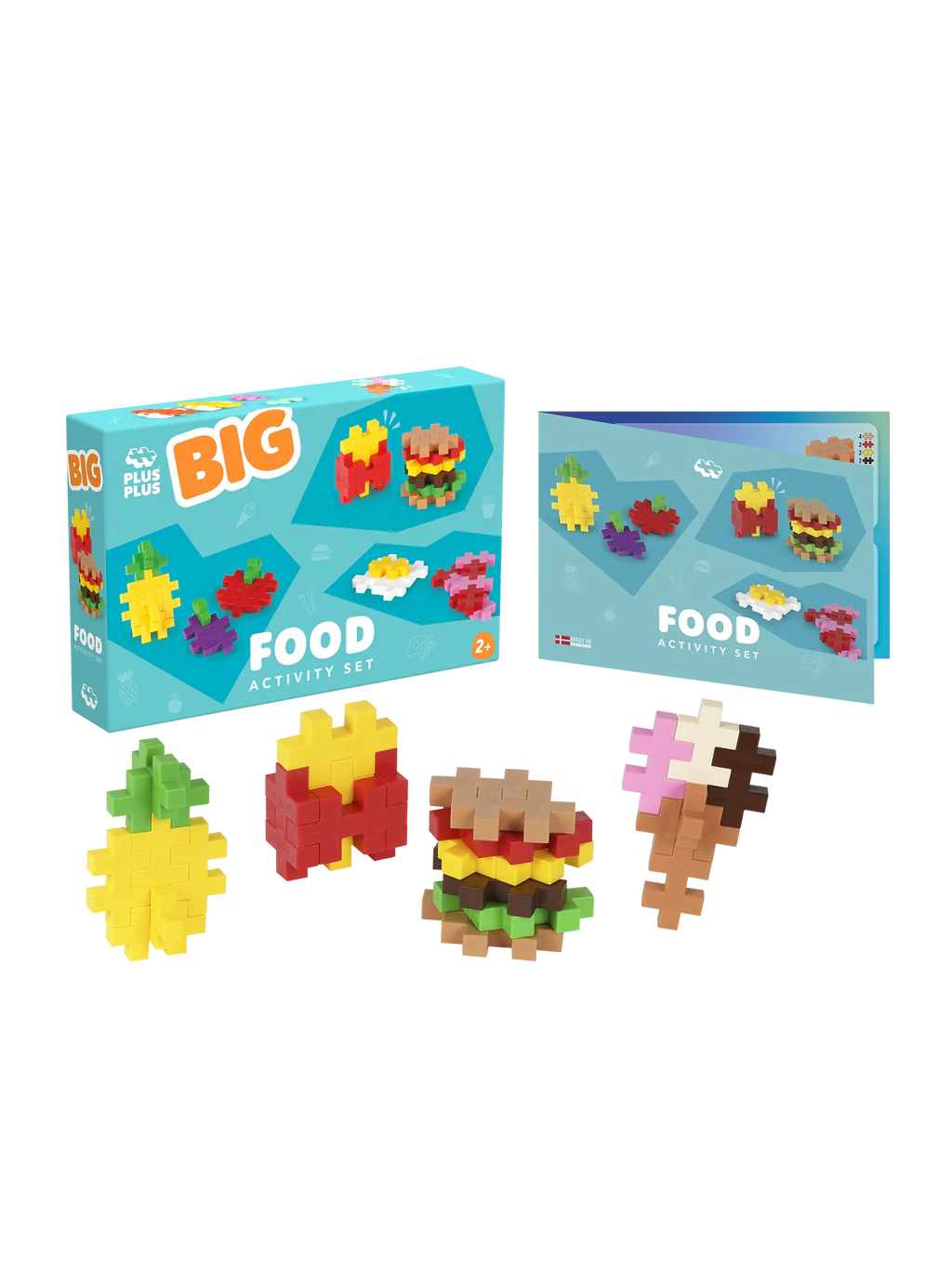 Plus Plus Learn to Build BIG Activity Food