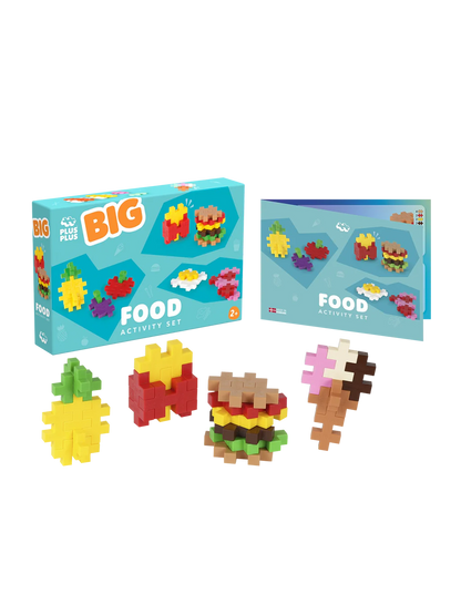 Plus Plus Learn to Build BIG Activity Food