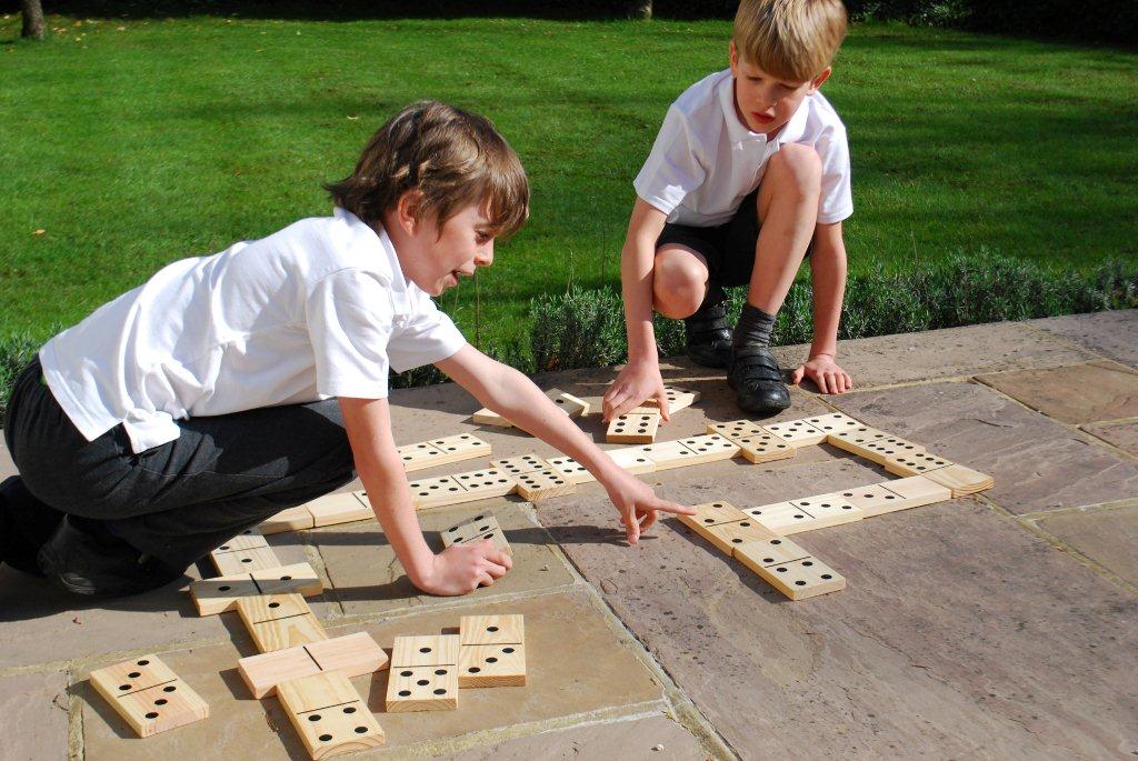 TickiT Wooden Dominoes 7.5X15X1.5Cm