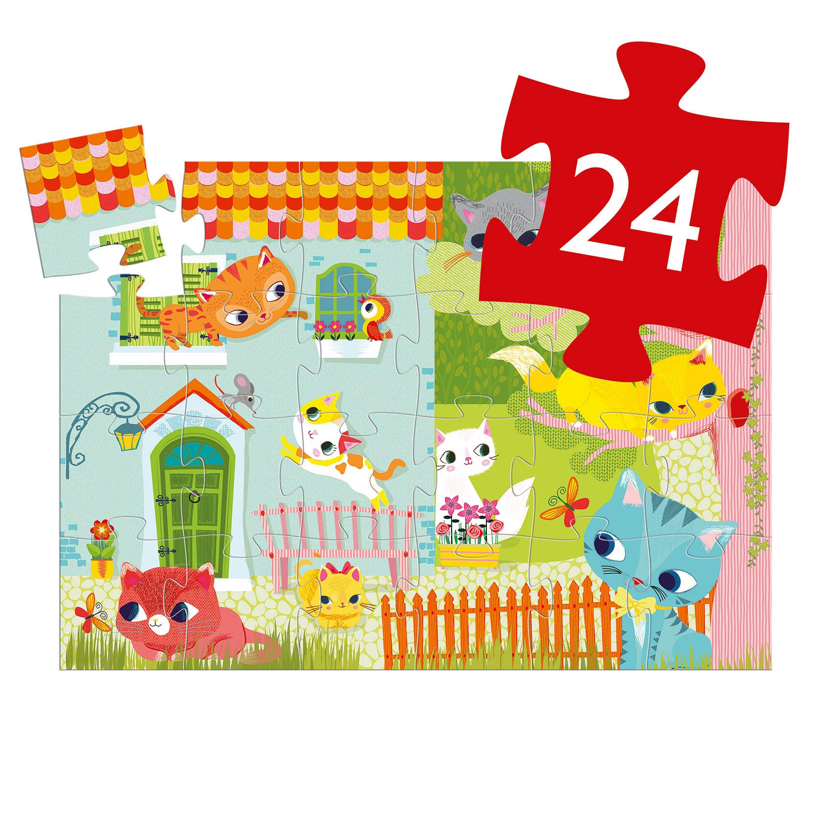 Djeco Pachat And His Friends Silhouette Puzzles