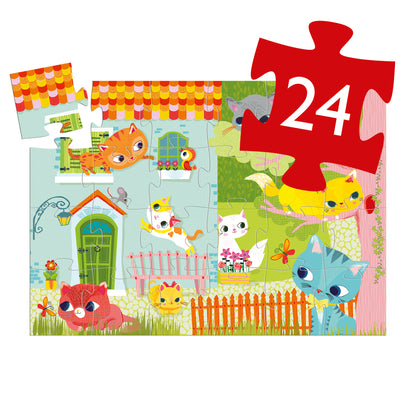 Djeco Pachat And His Friends Silhouette Puzzles