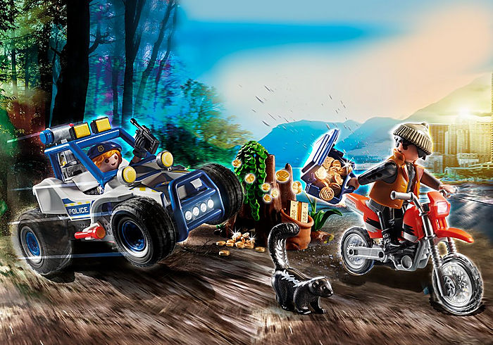 Playmobil 70570 City Action Police Off-Road Car with Jewel Thief