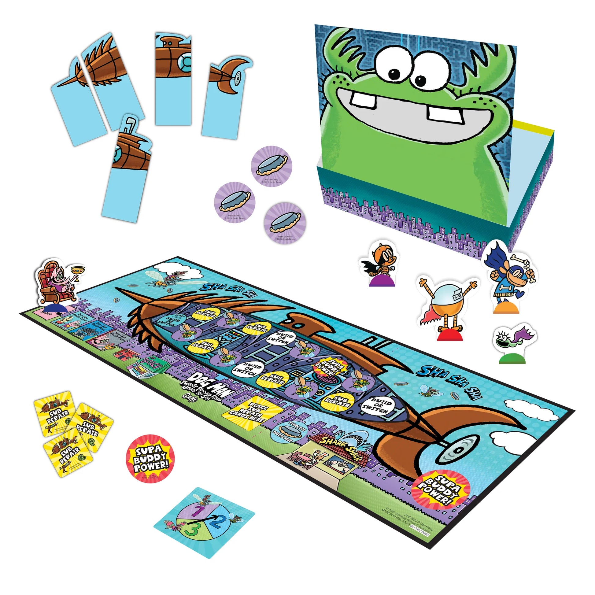 University Games Dogman 20,000 Fleas Under The Sea Game Board Game
