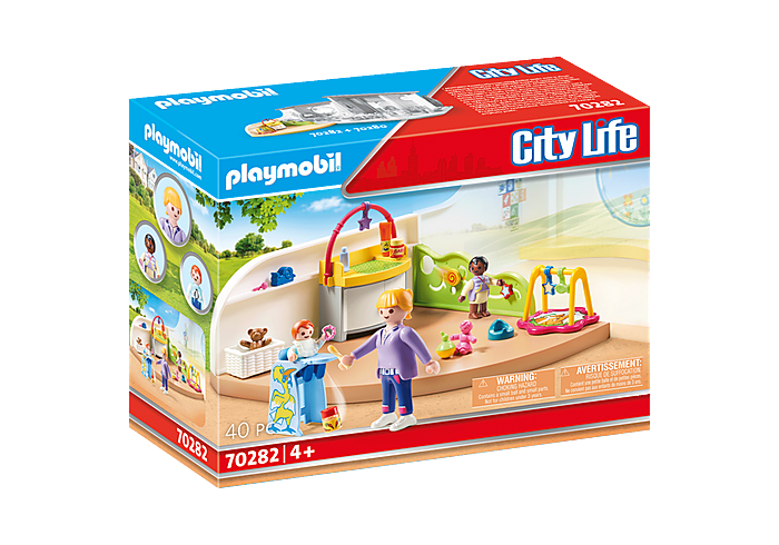 Playmobil 70282 City Life Pre-School Toddler Room