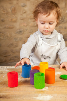 Grapat 6 Coloured Cups With Cover