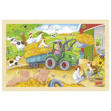 Goki Puzzle Small Tractor Puzzle