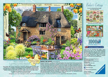 Ravensburger Country Cottage Collection - Baker's Cottage, 1000pc