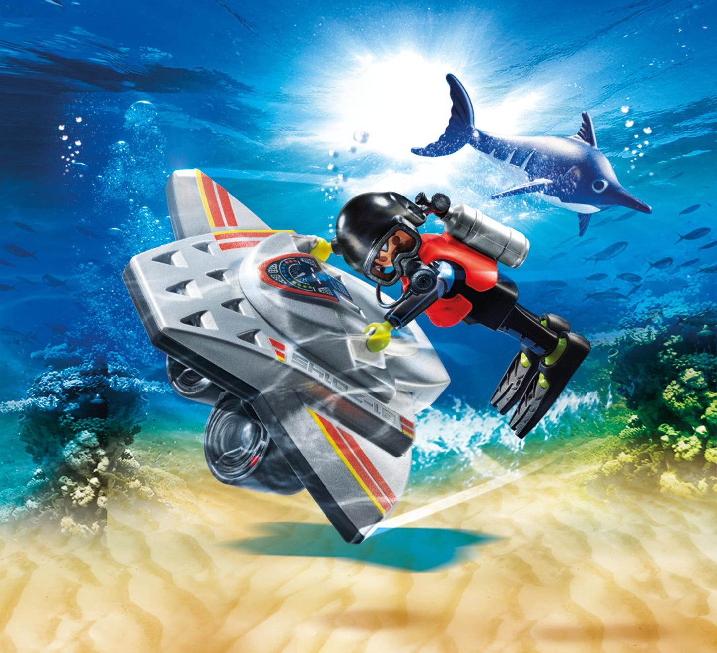 Playmobil 70145 City Action Sea Rescue Diving Scooter