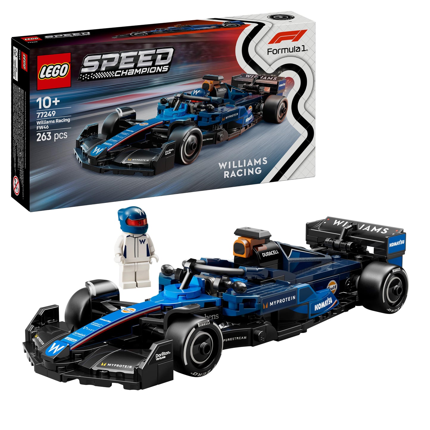 Lego Speed Champions 77249 Williams Racing FW46 F1® Race Car