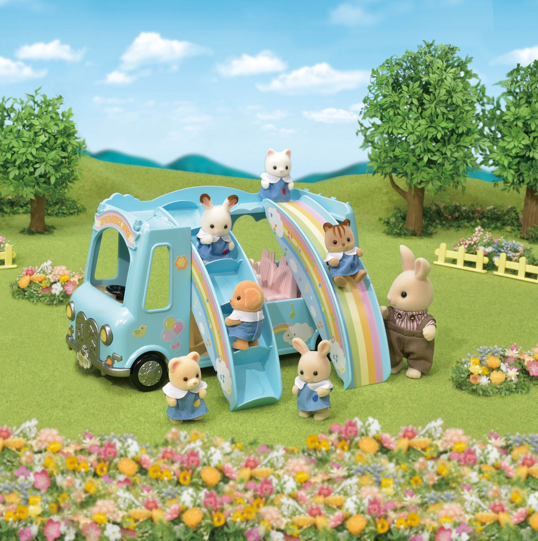 Sylvanian Families Sunshine Nursery Bus