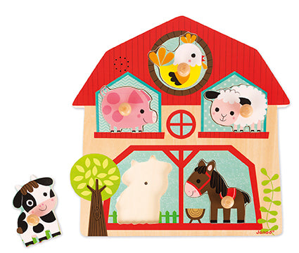 Janod Musical Puzzle - The Friends Of The Farm