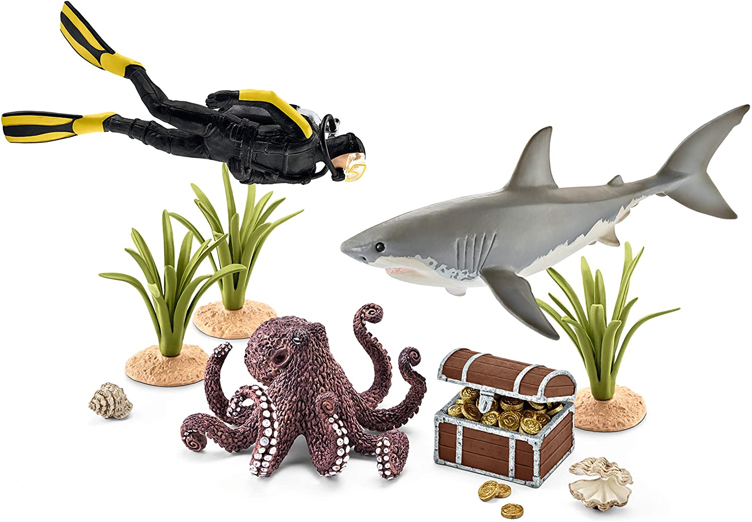 Schleich Wild Life Treasure hunt diver