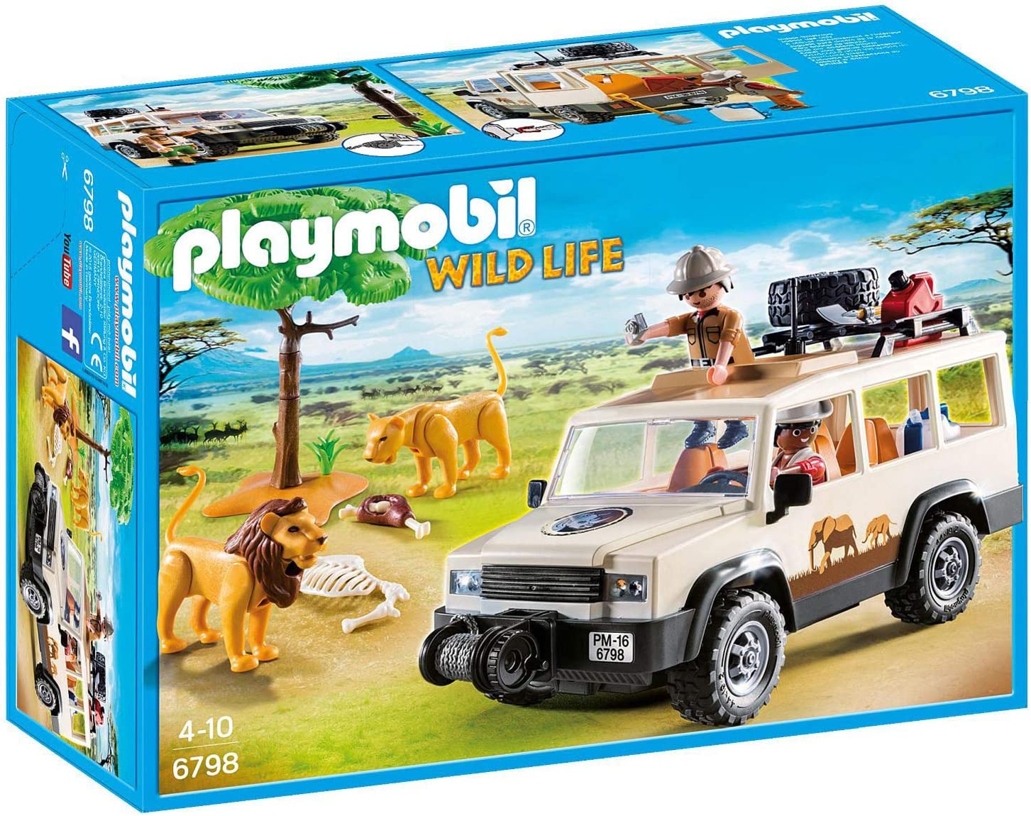 Playmobil Wild Life 6798 Safari Truck with Lions (D)