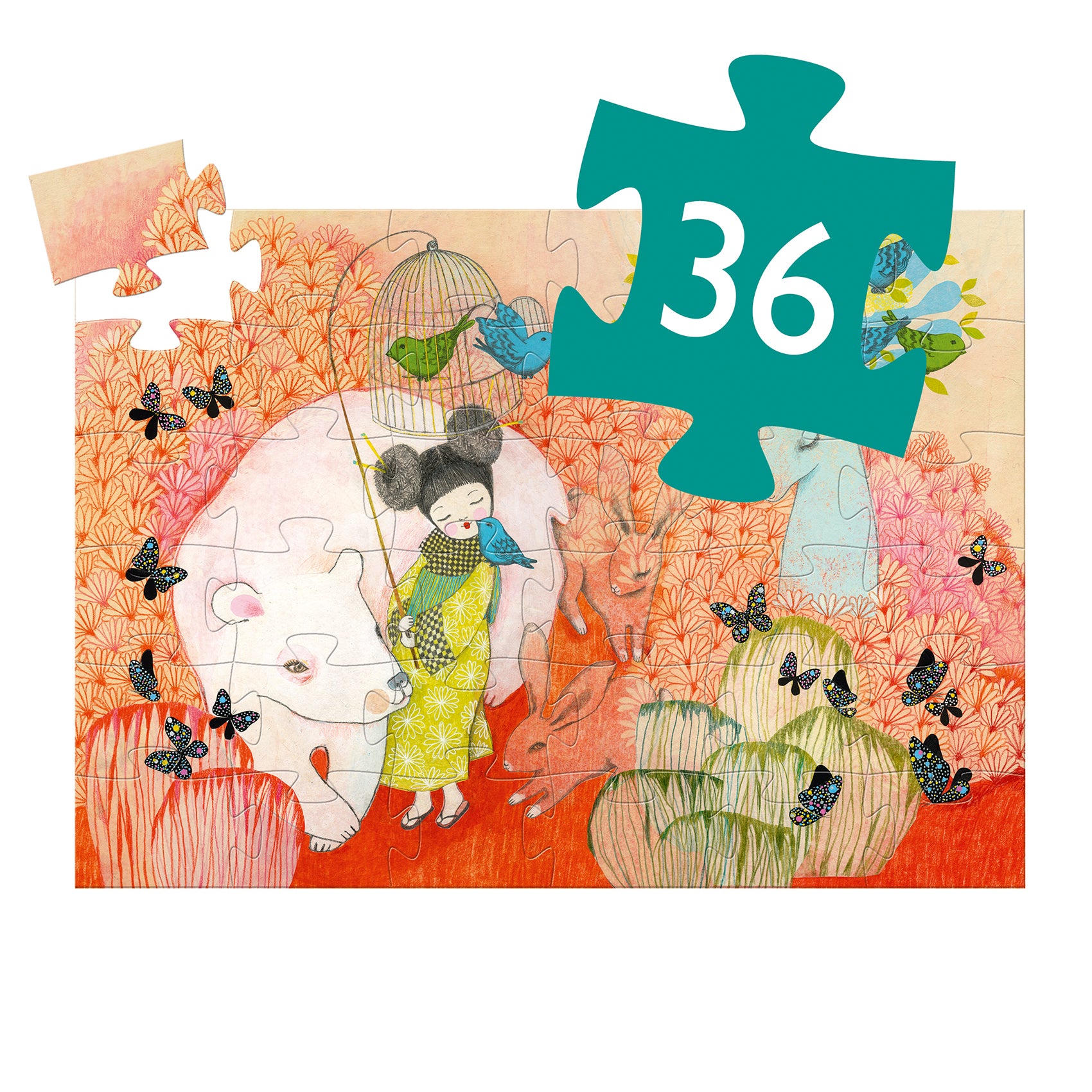 Djeco Kokeishi Silhouette Puzzles