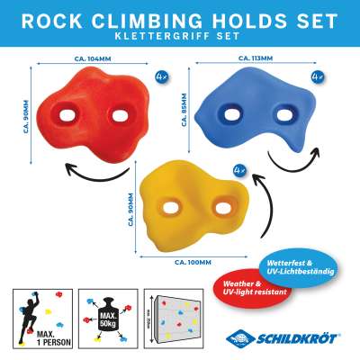 Schildkröt Rock Climbing Holds Set